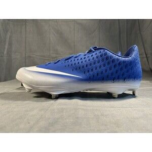 Nike Lunar Vapor Ultrafly Elite 2 Baseball Cleats Shoes Blue White Men's 16
